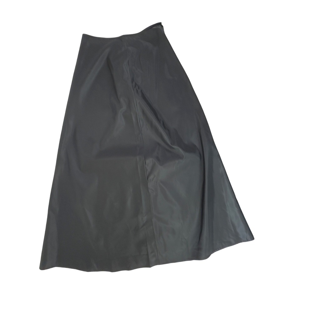 90's Jessica McClintock Gunne Sax Maxi Skirt Black Acetate Size 9